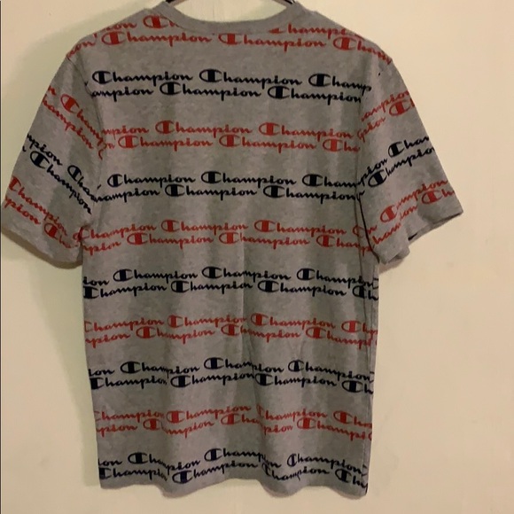 CHAMPION gray multi colored tee shirt size M. - Picture 3 of 5